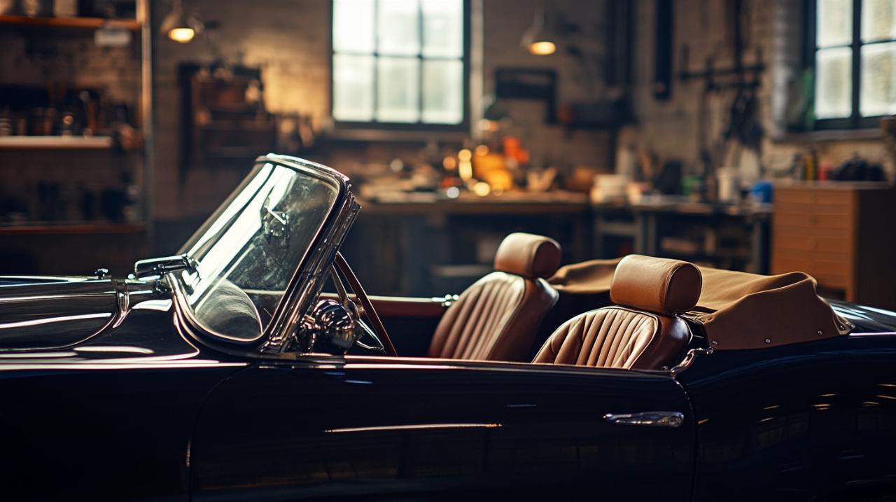 Rénover les sièges d’une voiture de collection sans trahir son style